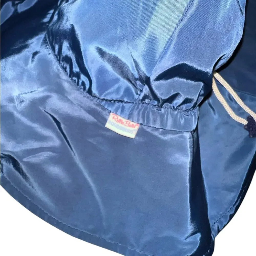 Ruffle Butts RuggedButts UPF adjustable sun hat Navy